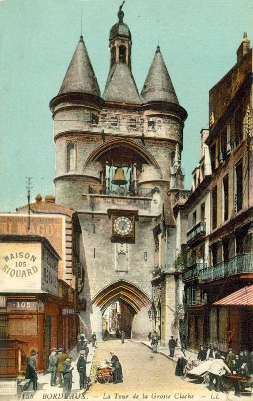 Bordeaux, Frankrike, Det store klokketårnet av French Photographer