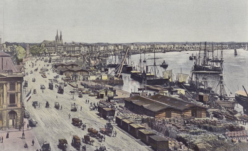 Bordeaux, Place Richelieu, Quays Louis XVIII, Chartrons og Bacalan av French Photographer
