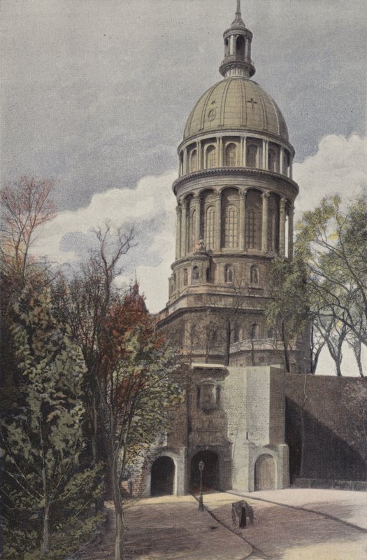 Boulogne-sur-Mer, Porte de Calais og Notre-Dame kirke av French Photographer