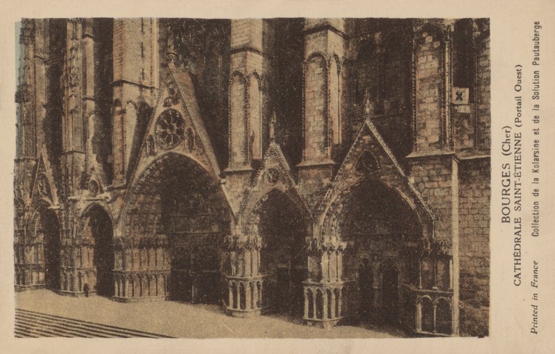 Bourges, Cher, Saint-Etienne-katedralen av French Photographer