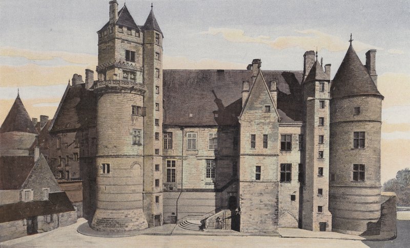 Bourges, Hotel Jacques Coeur, Fasade S O av French Photographer