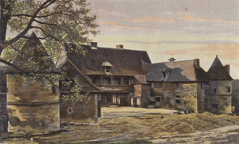 Bures, tidligere herregård i Tourpes av French Photographer
