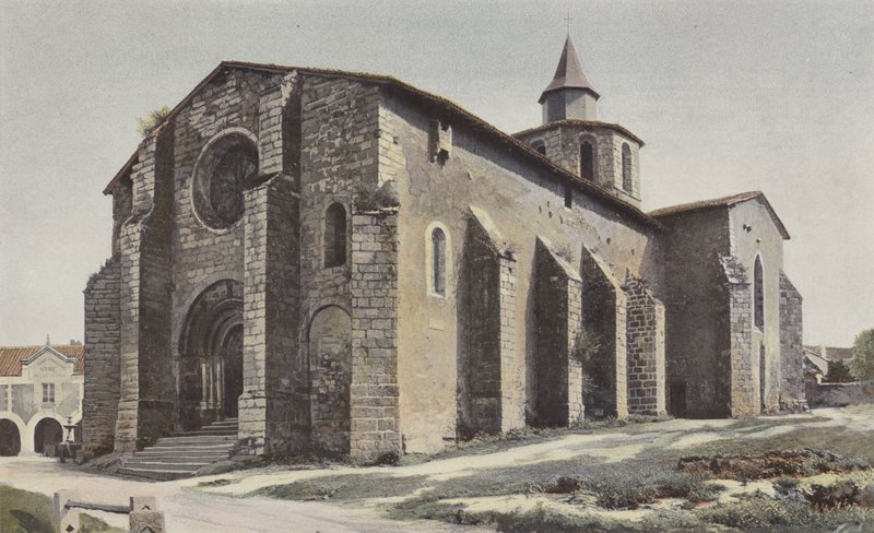 Bussieres-Badil, kirke, Sammen S O av French Photographer
