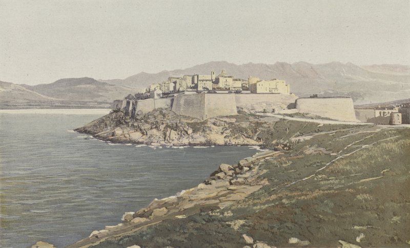 Calvi, Øvre by av French Photographer