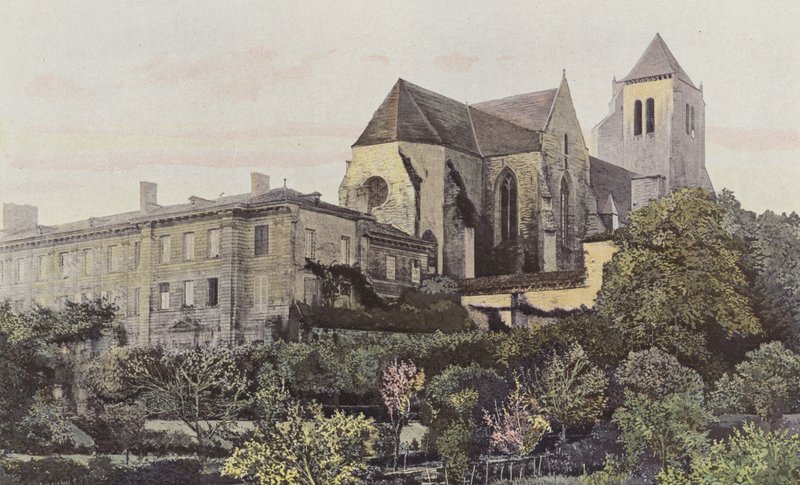 Celles-sur-Belle, kirke og tidligere kloster, Ensemble N av French Photographer
