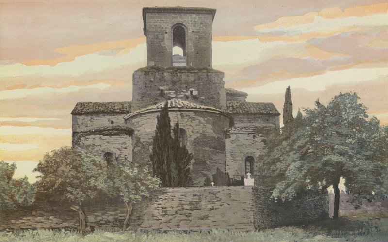 Chabrillan, Old Church, Apse av French Photographer