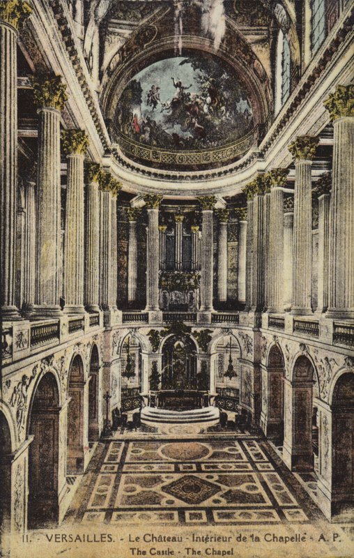 Kapellet i Versailles-palasset (fargebilde) av French Photographer