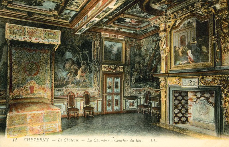 Cheverny, Chateau, Kings soverom av French Photographer
