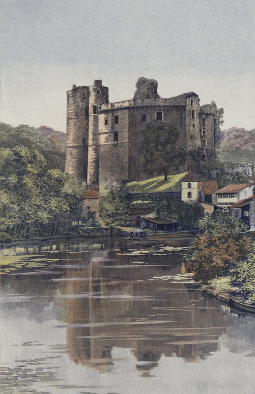 Clisson, Chateau, Utsikt tatt fra viaduen av French Photographer