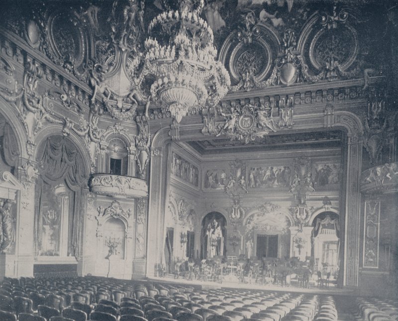 Konserthuset, Monte Carlo (s/hvitt bilde) av French Photographer