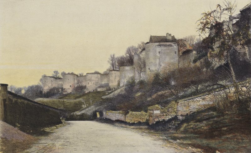 Coucy-le-Chateau, gamle voller av French Photographer