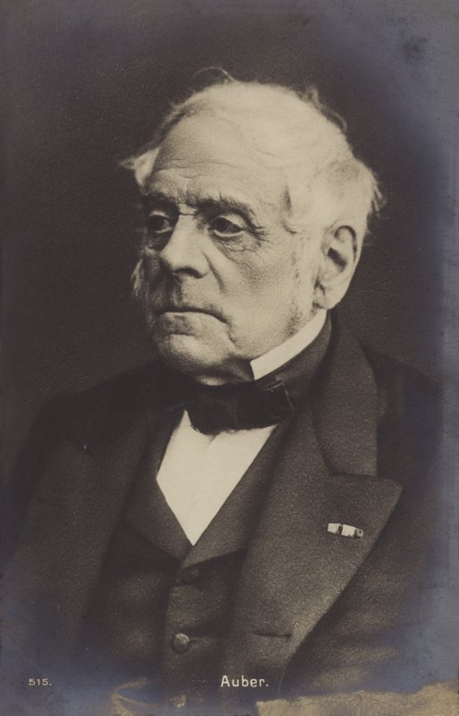 Daniel Auber , fransk komponist (1782-1871) av French Photographer
