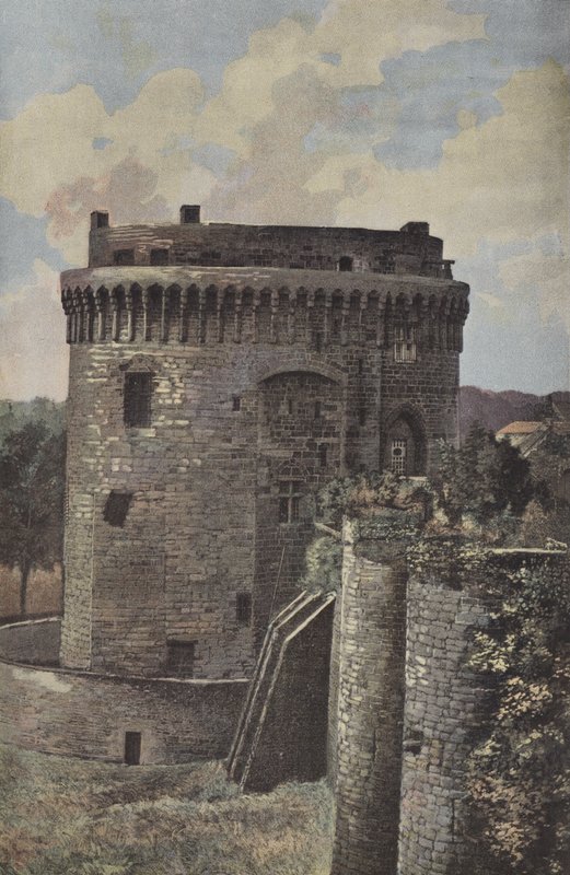 Dinan, tidligere slott til hertugene av Bretagne (fengsel) av French Photographer
