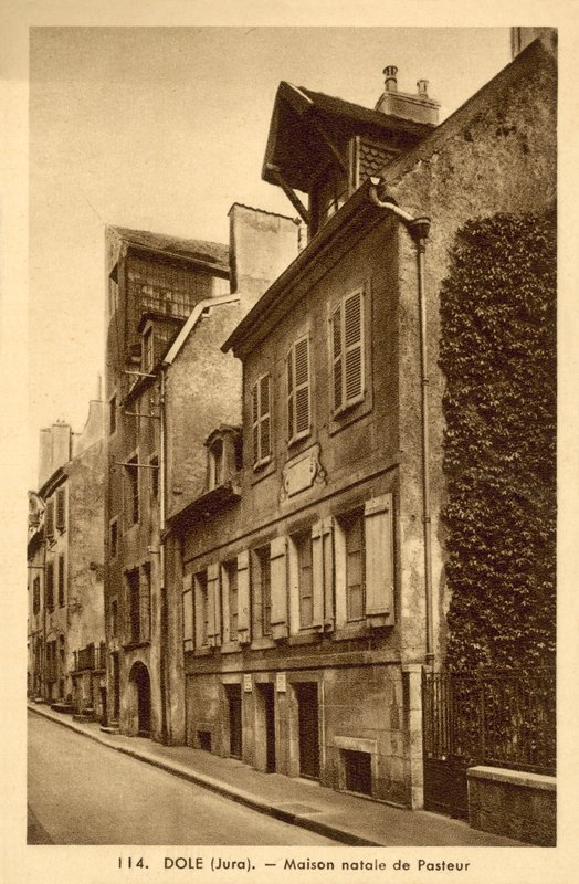 Dole, Jura, fødestedet til Pasteur av French Photographer