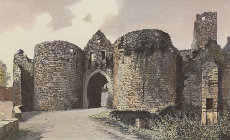 Domme, Porte des Tours og restene av vollene av French Photographer