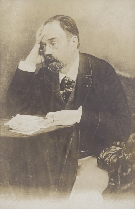 Emile Zola (1840-1902), fransk romanforfatter, journalist og dramatiker av French Photographer