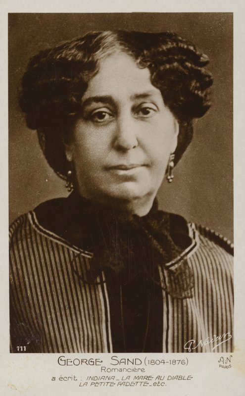 George Sand (1804-1876), fransk forfatter av French Photographer