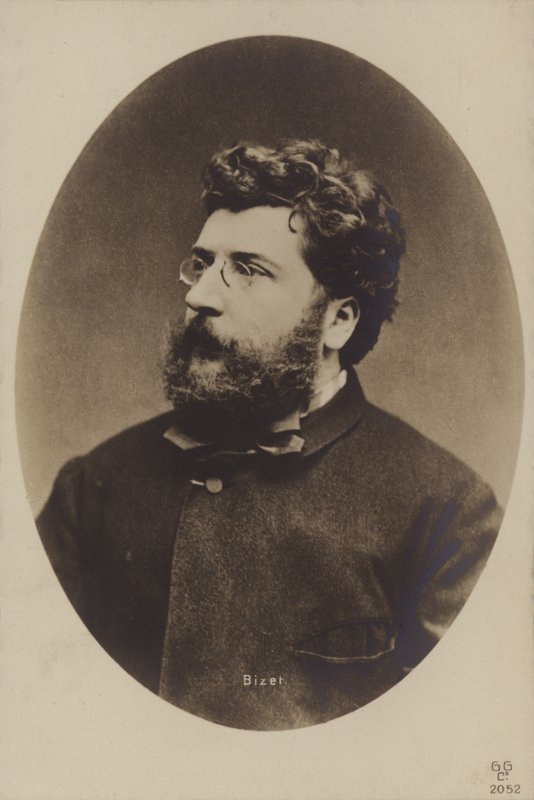 Georges Bizet , fransk komponist, hovedsakelig av operaer (1838-1875) av French Photographer