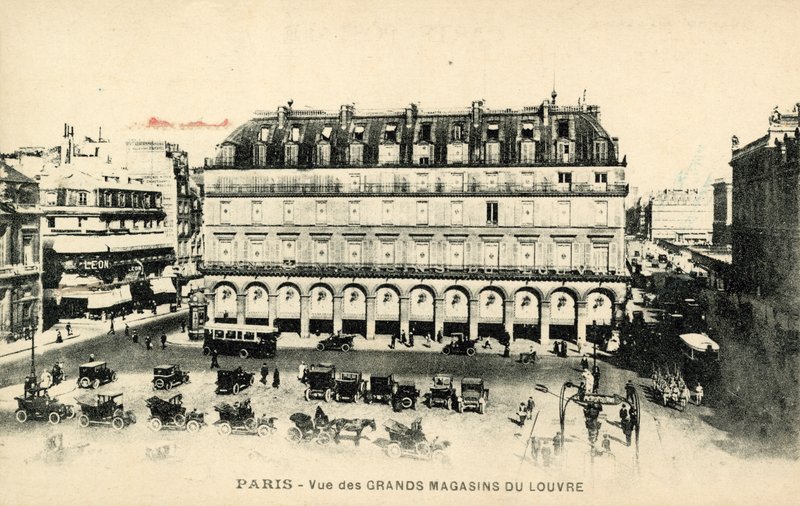 Grands Magasins du Louvre varehus, Paris av French Photographer