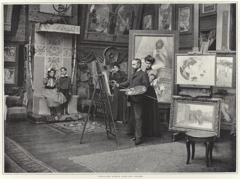 Guillaume Dubufe i verkstedet sitt av French Photographer