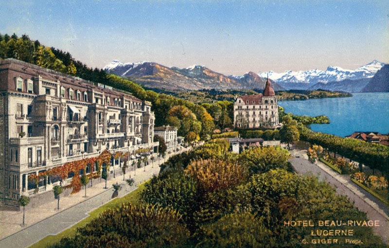 Hotel Beau Rivage, Luzern av French Photographer