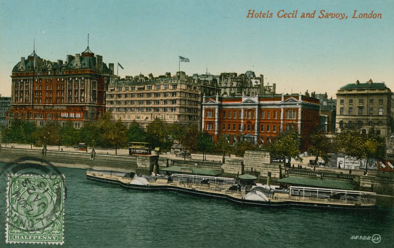 Hotell Cecil og Savoy i London av French Photographer