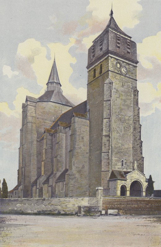 Ibos, kirke, sammen N O av French Photographer