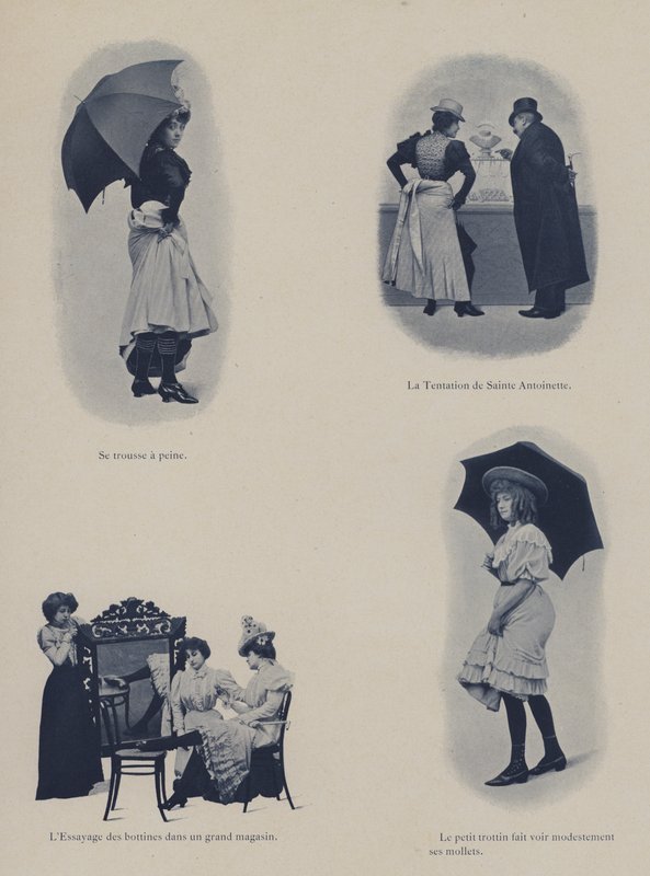 Illustrasjon for Petites Parisiennes (dvs. unge arbeidsjenter i Paris) (s/hvitt-bilde) av French Photographer