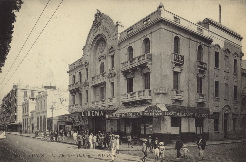 Italiensk teater, Tunis, Tunisia av French Photographer