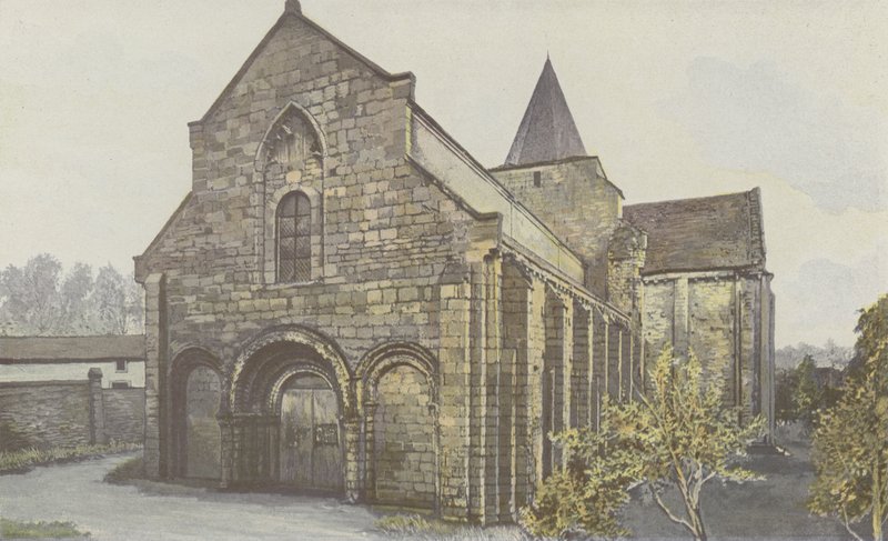 Jazeneuil, kirke, ensemble S O av French Photographer