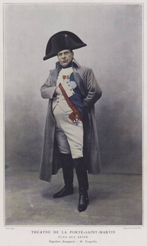 Jean Coquelin som Napoleon i Plus que Reine (farget bilde) av French Photographer