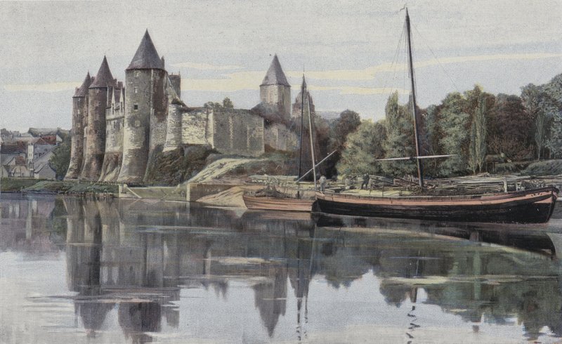 Josselin, Chateau av Rohan-familien av French Photographer