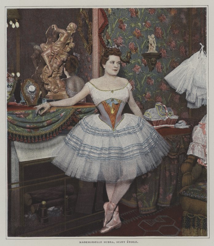 Julia Subra , italiensk ballettdanser (fargebilde) av French Photographer