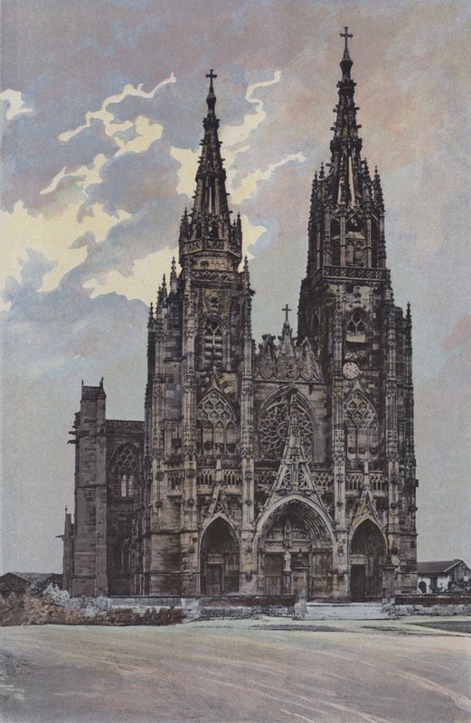 LEpine, Notre-Dame kirke, Ensemble N O av French Photographer