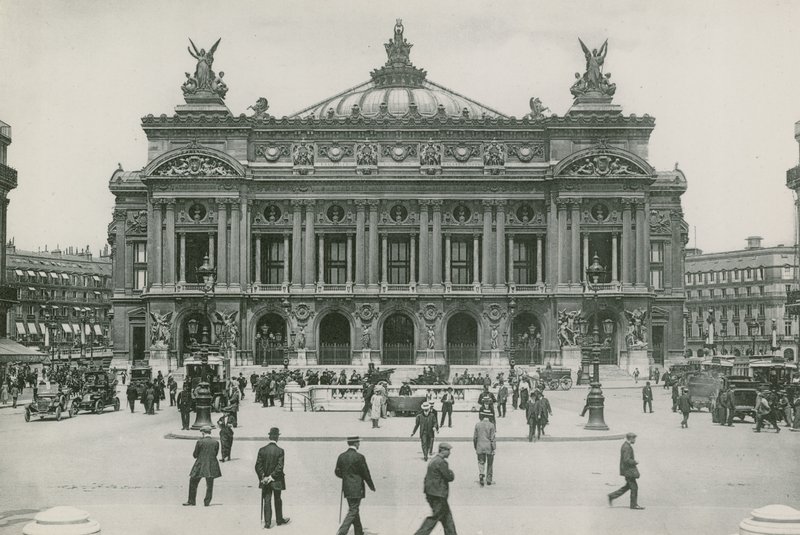 LOpera, National Academy of Music, Operaen, National Academy of Music (fotogravyr) av French Photographer