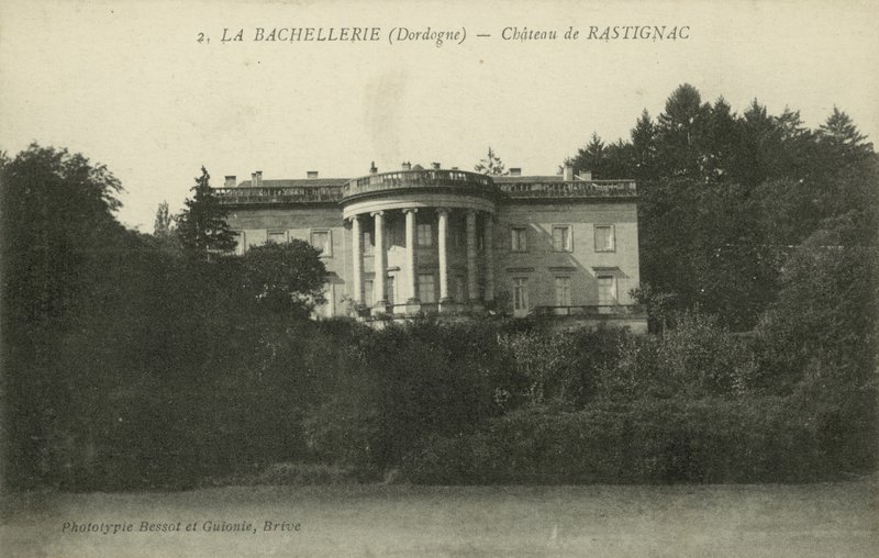 La Bachellerie, Dordogne, Chateau De Rastignac (s/hvitt-bilde) av French Photographer
