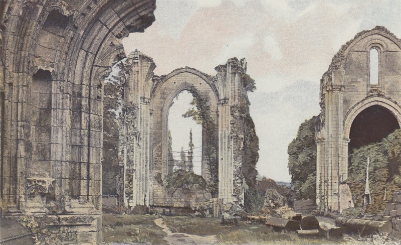 La Couronne, ruinene av det gamle klosteret av French Photographer