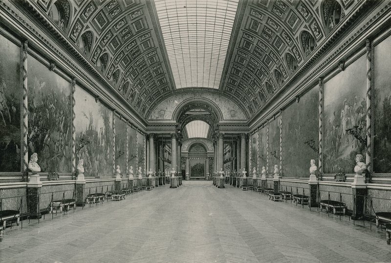 La Galerie des Batailles, Gallery of the Battles (fotogravyr) av French Photographer