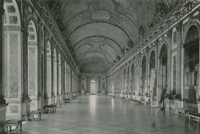 The Hall of Mirrors, Gallery of the Glasses (fotogravyr) av French Photographer