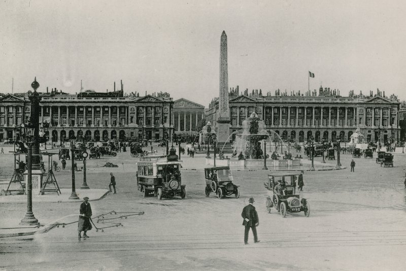 La Place de la Concorde, The Place of the Concord (fotogravyr) av French Photographer