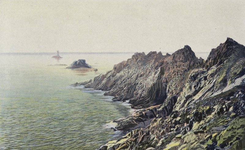La Pointe Du Raz De Sein, østlig utsikt av French Photographer