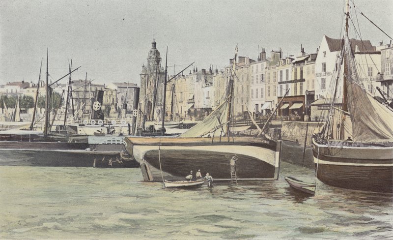 La Rochelle, fiskehavn og Clock Gate av French Photographer