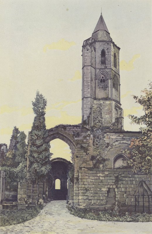 La Sauve, tidligere kloster, kirkens klokketårn av French Photographer