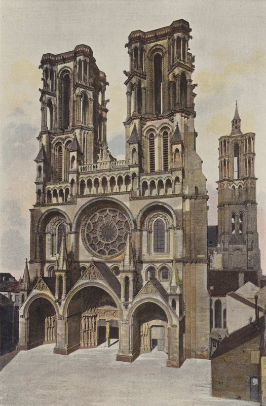 Laon, Notre-Dame-kirken (katedralen) av French Photographer