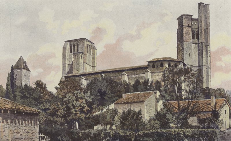 Larroumieu, kirke (tidligere Collegiate Church) av French Photographer