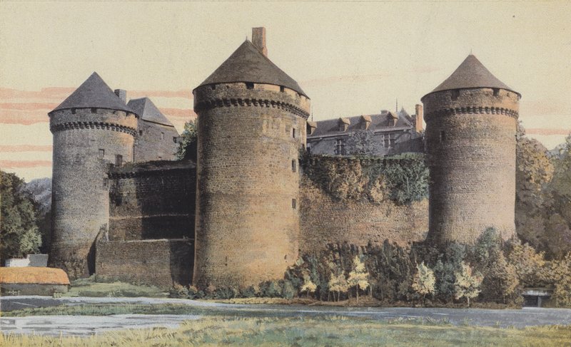 Lassay, Chateau, Riverside av French Photographer