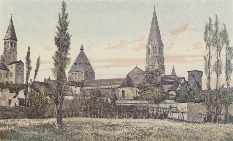 Le Dorat, kirke, Ensemble S av French Photographer
