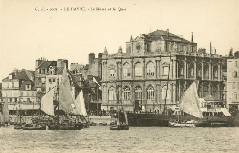 Le Havre, Museet, Kaien av French Photographer