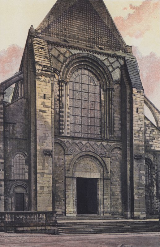 Le Mans, Cathedrale, Fasade O av French Photographer