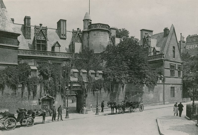 Le Musee de Cluny, Museum of Cluny (fotogravyr) av French Photographer